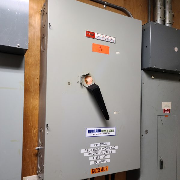 1st Fl Rm 347e Enterior 400 Amp Transformer, The Fortress