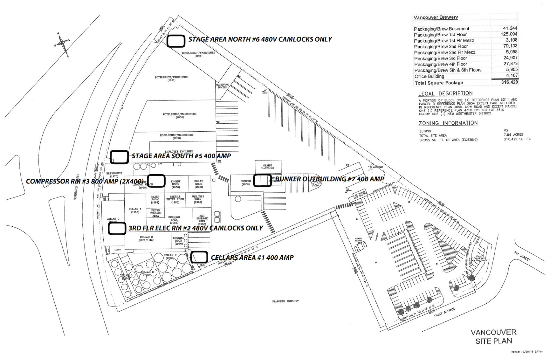 Burrard Layout Map, Burrard Power Corp.